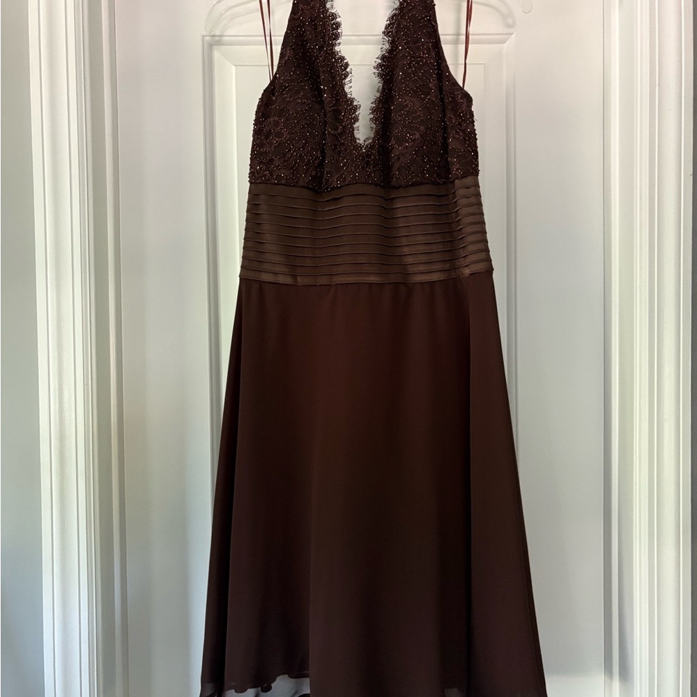 JS Boutique Chocolate Brown Dress